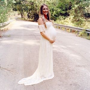 Maternity photo shoot dress